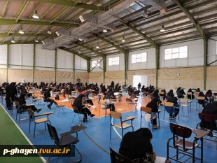 بازدید رئیس اداره نظارت، ارزیابی و تضمین کیفیت دانشگاه ملی مهارت استان خراسان جنوبی از حوزه های برگزاری امتحانات 5